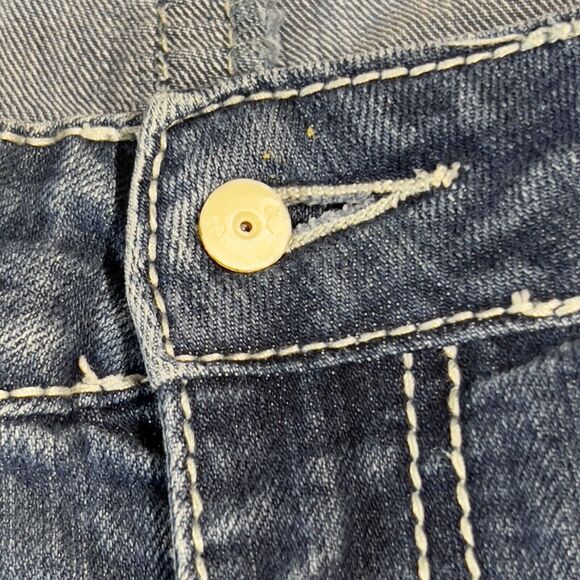 ND Weekend Pants‎ Womens 14 Denim Blue Jeans Embroidered Cross Pocket Stretch - Picture 13 of 16